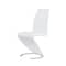 Global Furniture Usa Contemporary PU D9002 2 White Dining Chairs 2964 - alternate 6